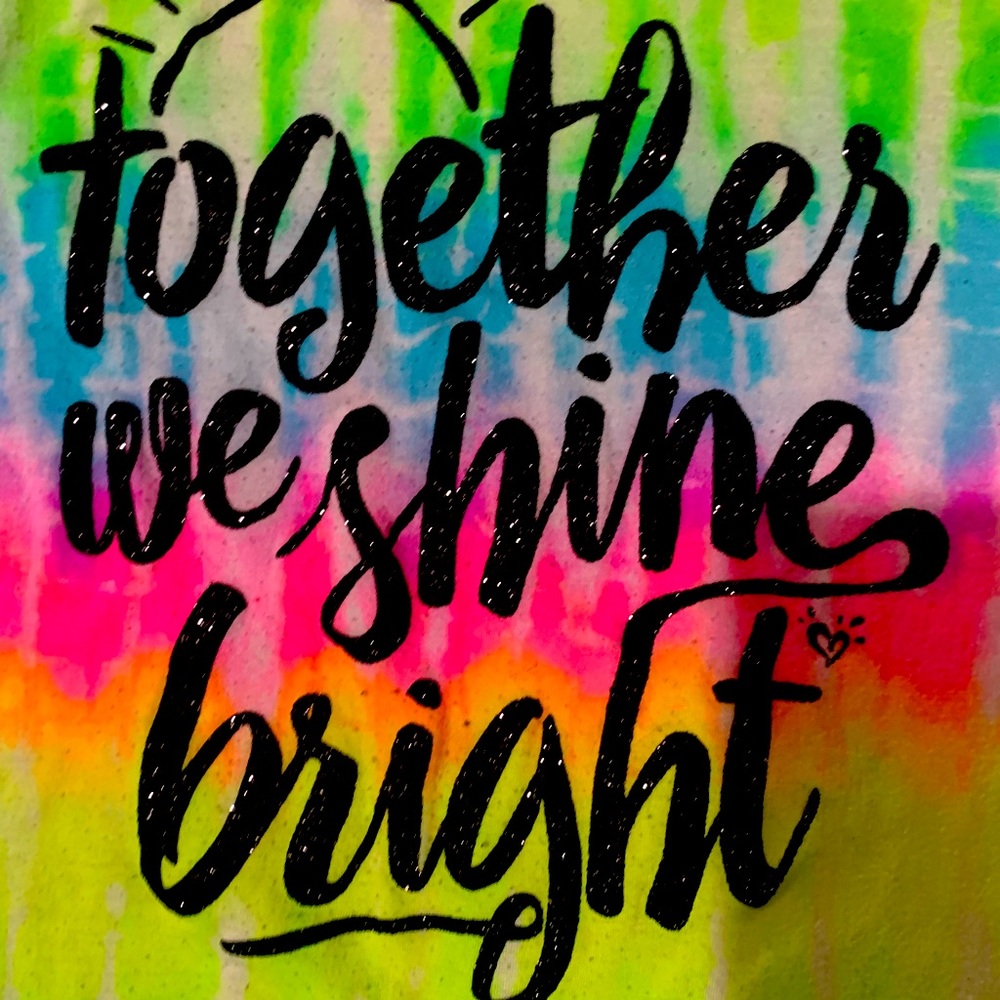 Girls tie dye Justice Tee